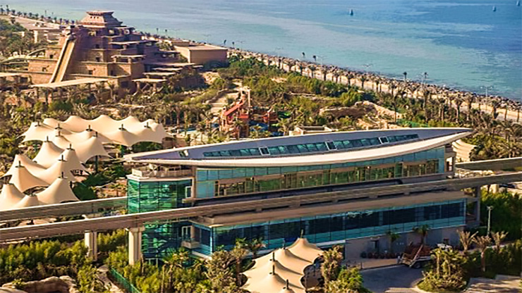 The Palm Jumeirah Monorail Station, Dubai