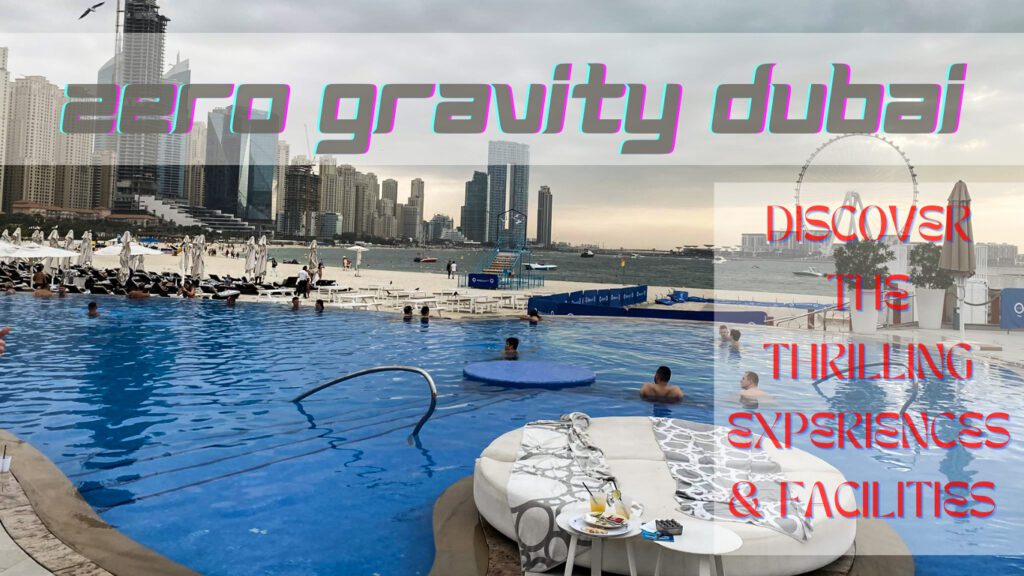 Swimming Pool of Zero Gravity Dubai Beach Club